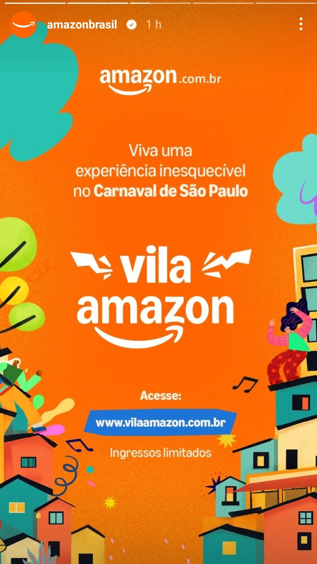Convite Vila Amazon Carnaval De So Paulo 